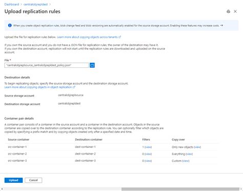 azure storage allow crosstenantreplication.